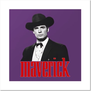 Maverick - James Garner - 50s/60s Tv Western Posters and Art